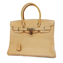 Thumbnail of Pre-Owned Orange Leather Hermes Birkin - Image 1