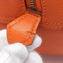 Thumbnail of Orange Leather Hermes Handbag - Image 6