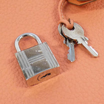 Thumbnail of Vintage Orange Leather Hermes Kelly - Image 7