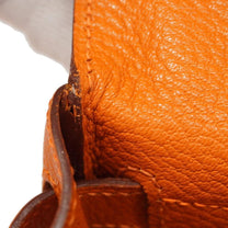 Thumbnail of Pre-Owned Orange Leather Hermes Kelly - Image 8