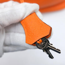 Thumbnail of Orange Leather Hermes Bolide - Image 8