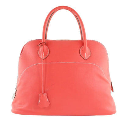 Pre-Owned Pink Fabric Hermes Handbag