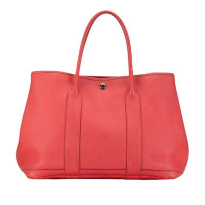 Vintage Pink Leather Hermes Garden Party