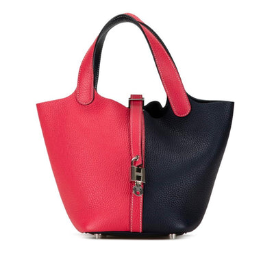 Vintage Pink Leather Hermes Handbag
