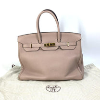Thumbnail of Pre-Owned Pink Leather Hermes Birkin - Image 7