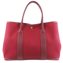 Thumbnail of Red Canvas Hermes Garden Party - Image 1