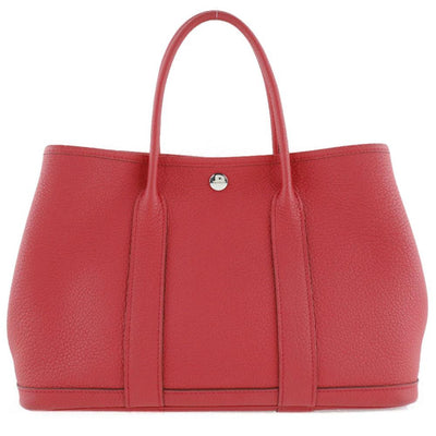 Red Fabric Hermes Garden Party