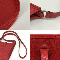 Thumbnail of Red Leather Hermes Evelyne - Image 5