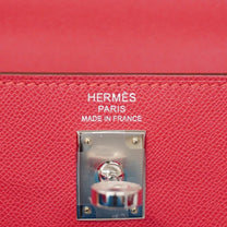 Thumbnail of Red Leather Hermes Kelly - Image 7