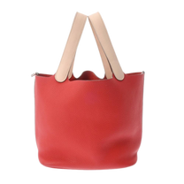 Thumbnail of Vintage Red Leather Hermes Picotin Lock PM - Image 1