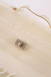 Thumbnail of Pre-Owned White Plastic Hermes Handbag - Image 3