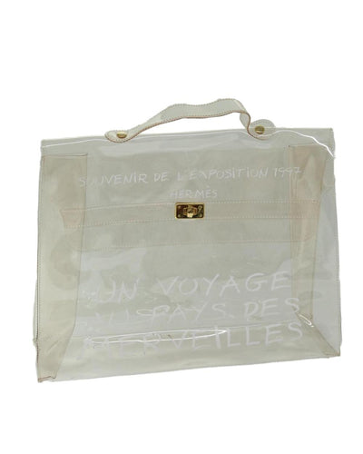 White Vinyl Hermes Kelly