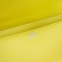 Thumbnail of Vintage Yellow Leather Hermes Crossbody Bag - Image 5