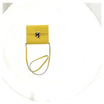 Thumbnail of Pre-Owned Yellow Leather Hermes Shoulder Bag - Image 9