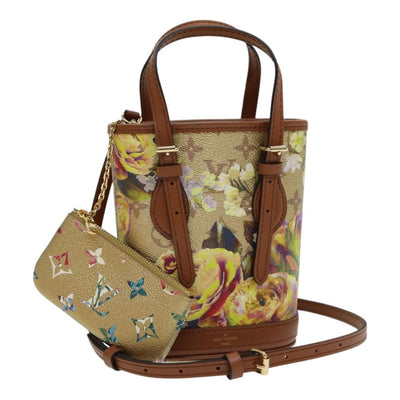 Pre-Owned Beige Canvas Louis Vuitton Shoulder Bags