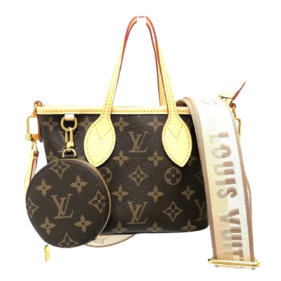 Pre-Owned Beige Canvas Louis Vuitton Neverfull