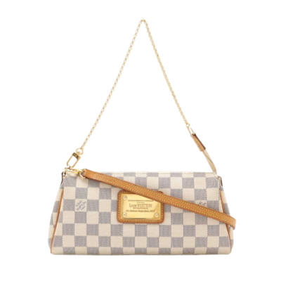 Vintage Beige Canvas Louis Vuitton Eva