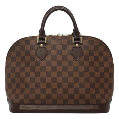 Vintage Black Canvas Louis Vuitton Alma