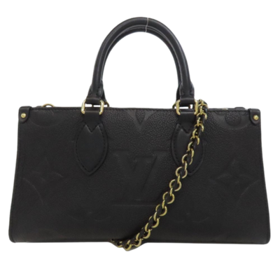 Pre-Owned Black Canvas Louis Vuitton Handbag