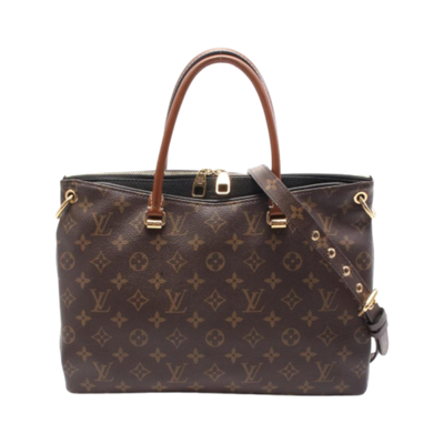 Black Canvas Louis Vuitton Handbag