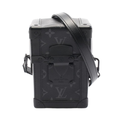 Pre-Owned Black Canvas Louis Vuitton Shoulder Bags