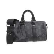Thumbnail of Black Canvas Louis Vuitton Keepall - Image 1