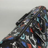 Thumbnail of Pre-Owned Black Canvas Louis Vuitton Keepall - Image 6