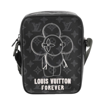 Black Fabric Louis Vuitton Shoulder Bags