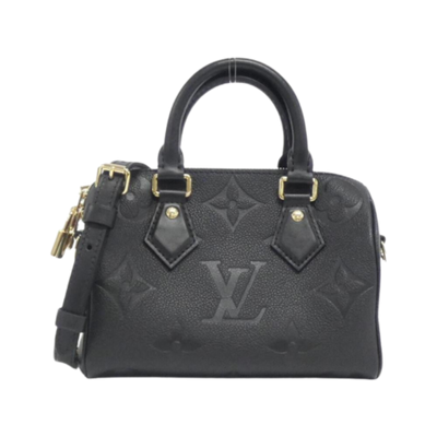 Black Fabric Louis Vuitton Speedy