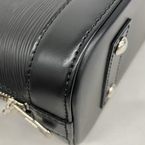 Thumbnail of Black Fabric Louis Vuitton Handbag - Image 6