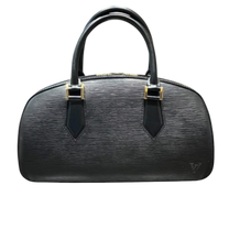 Thumbnail of Black Leather Louis Vuitton Handbag - Image 1