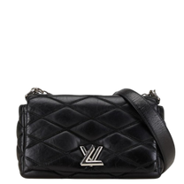 Thumbnail of Vintage Black Leather Louis Vuitton Shoulder Bags - Image 1