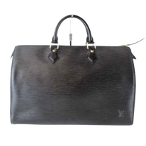 Thumbnail of Pre-Owned Black Leather Louis Vuitton Handbag - Image 1