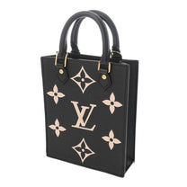 Thumbnail of Black Leather Louis Vuitton Sac Plat - Image 2