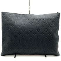 Thumbnail of Black Leather Louis Vuitton Poche Documents - Image 2