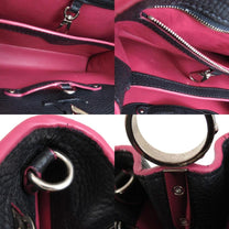 Thumbnail of Black Leather Louis Vuitton Capucines - Image 6