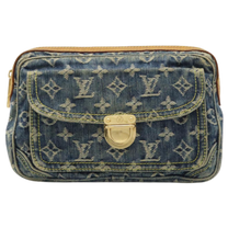 Thumbnail of Blue Canvas Louis Vuitton Bumbag - Image 1