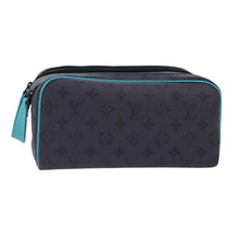 Thumbnail of Pre-Owned Blue Canvas Louis Vuitton Clutch - Image 1