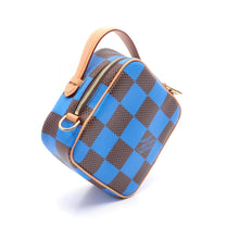 Thumbnail of Blue Canvas Louis Vuitton Handbag - Image 3