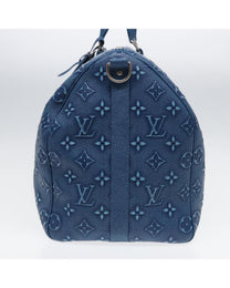 Thumbnail of Pre-Owned Blue Canvas Louis Vuitton Keepall - Image 4