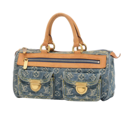 Blue Denim Louis Vuitton Handbag