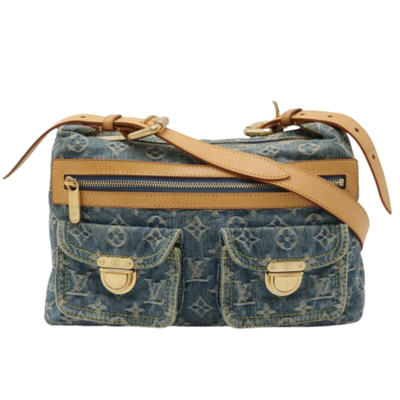 Vintage Blue Denim Louis Vuitton Baggy