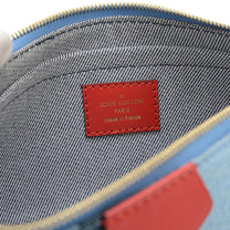 Thumbnail of Pre-Owned Blue Denim Louis Vuitton Pochette Accessoires - Image 6