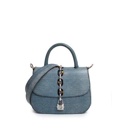Blue Leather Louis Vuitton Handbag