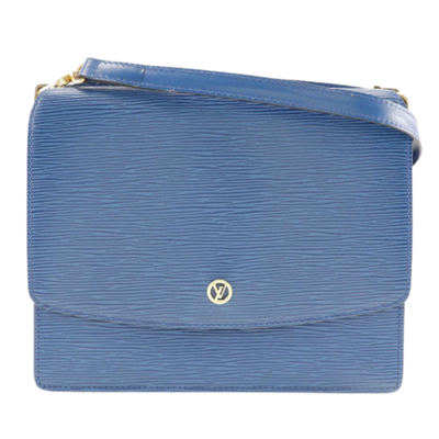 Pre-Owned Blue Leather Louis Vuitton Grenelle