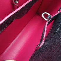 Thumbnail of Blue Leather Louis Vuitton Capucines - Image 8