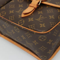 Thumbnail of Pre-Owned Brown Canvas Louis Vuitton Gibeciere - Image 10
