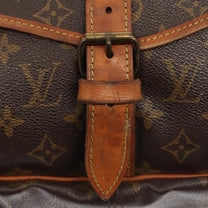 Thumbnail of Vintage Brown Canvas Louis Vuitton Saumur - Image 10