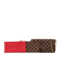 Thumbnail of Pre-Owned Brown Canvas Louis Vuitton Pochette Felicie - Image 10