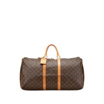 Thumbnail of Pre-Owned Brown Canvas Louis Vuitton Keepall - Image 1